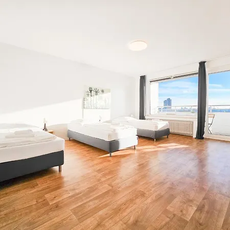 Apartment Raj Living - 1 Or 3 With Balcony - 20 Min Messe Dus & Airport Dus Meerbusch